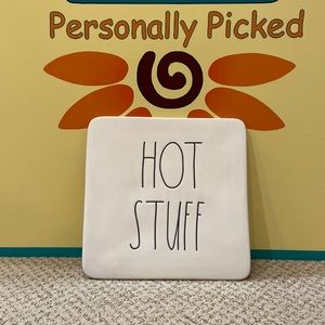 Rae Dunn HOT STUFF Trivet
